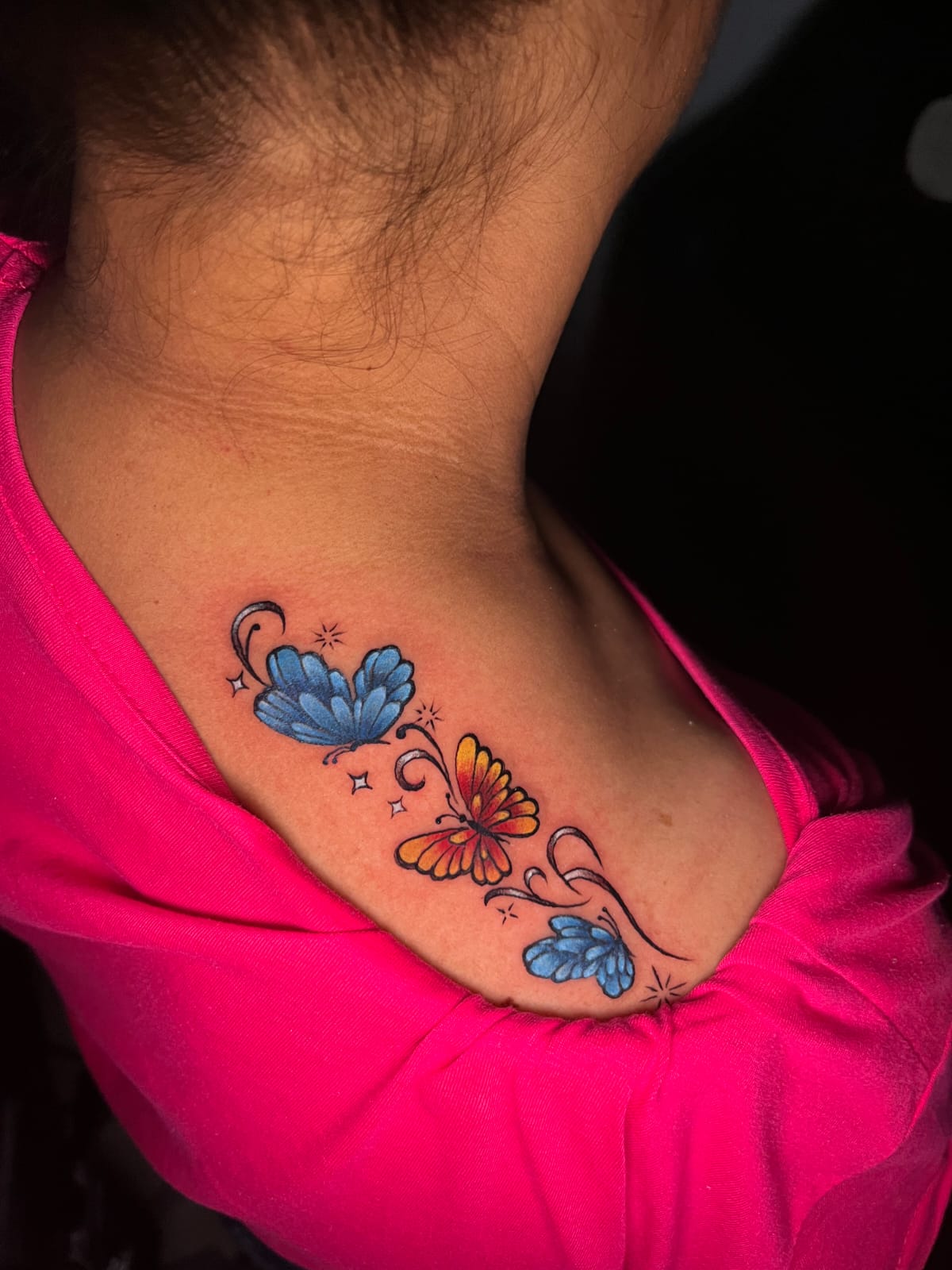 Vibrant Butterfly Tattoo